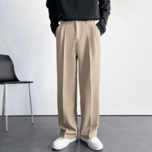 Men’s Relaxed Fit Trouser in Beige for Ultimate Comfort